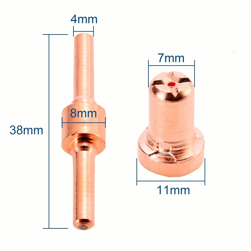 40x Plasma Cutter Consumables fits CUT40 CUT50 Plasma Cutter Torch for PT31 LG40