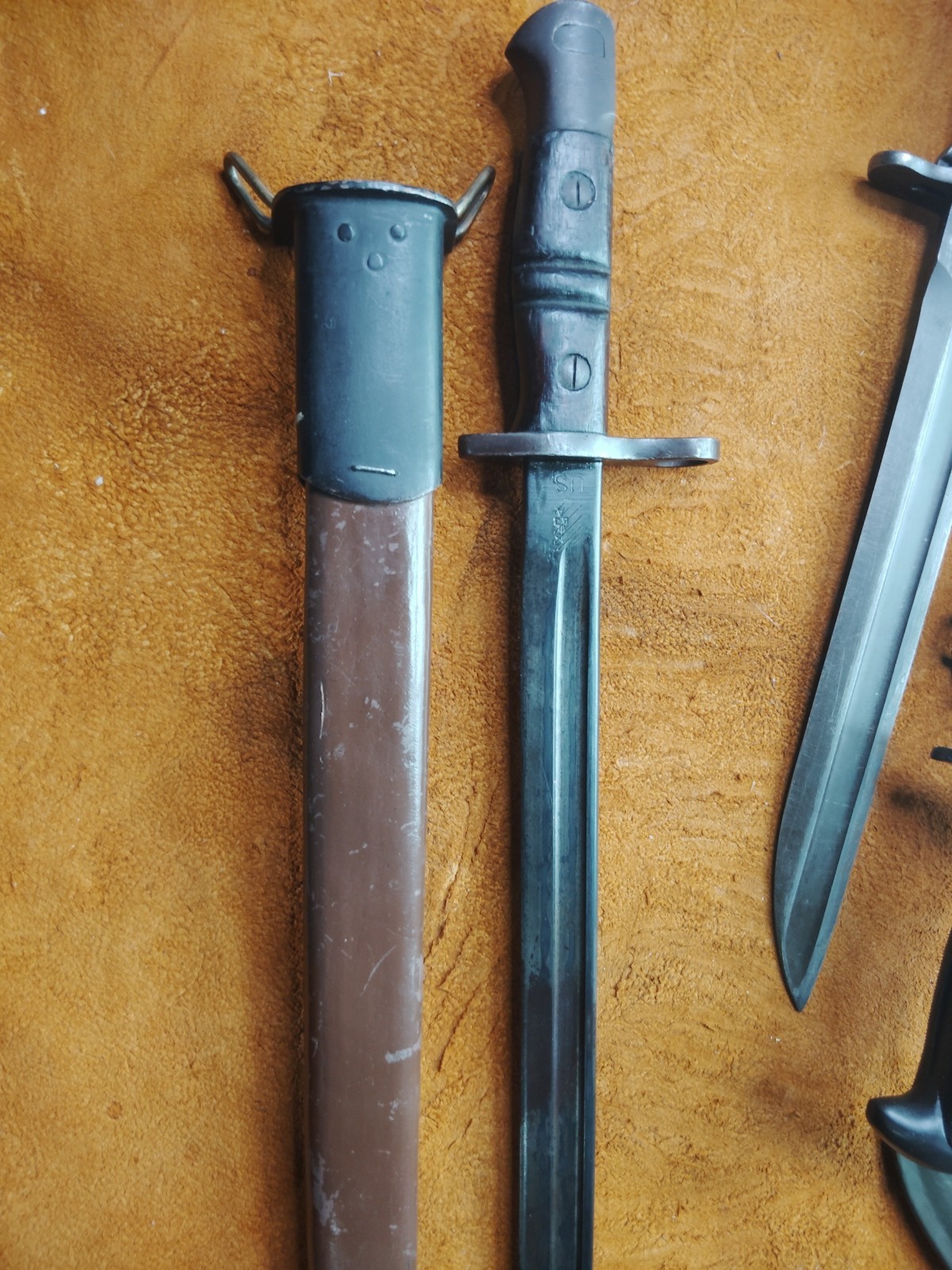 M1917 Enfield Remington Bayonet WWI WWII USMC 1913 8/17 British Markings US