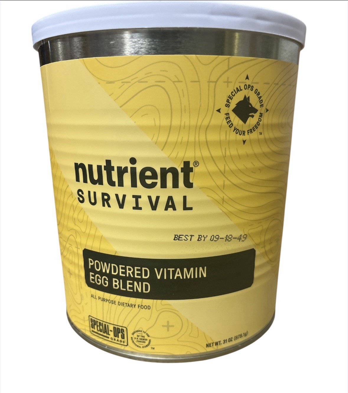 Vitamin Powdered Eggs Blend, Freeze Dried Emergency Food