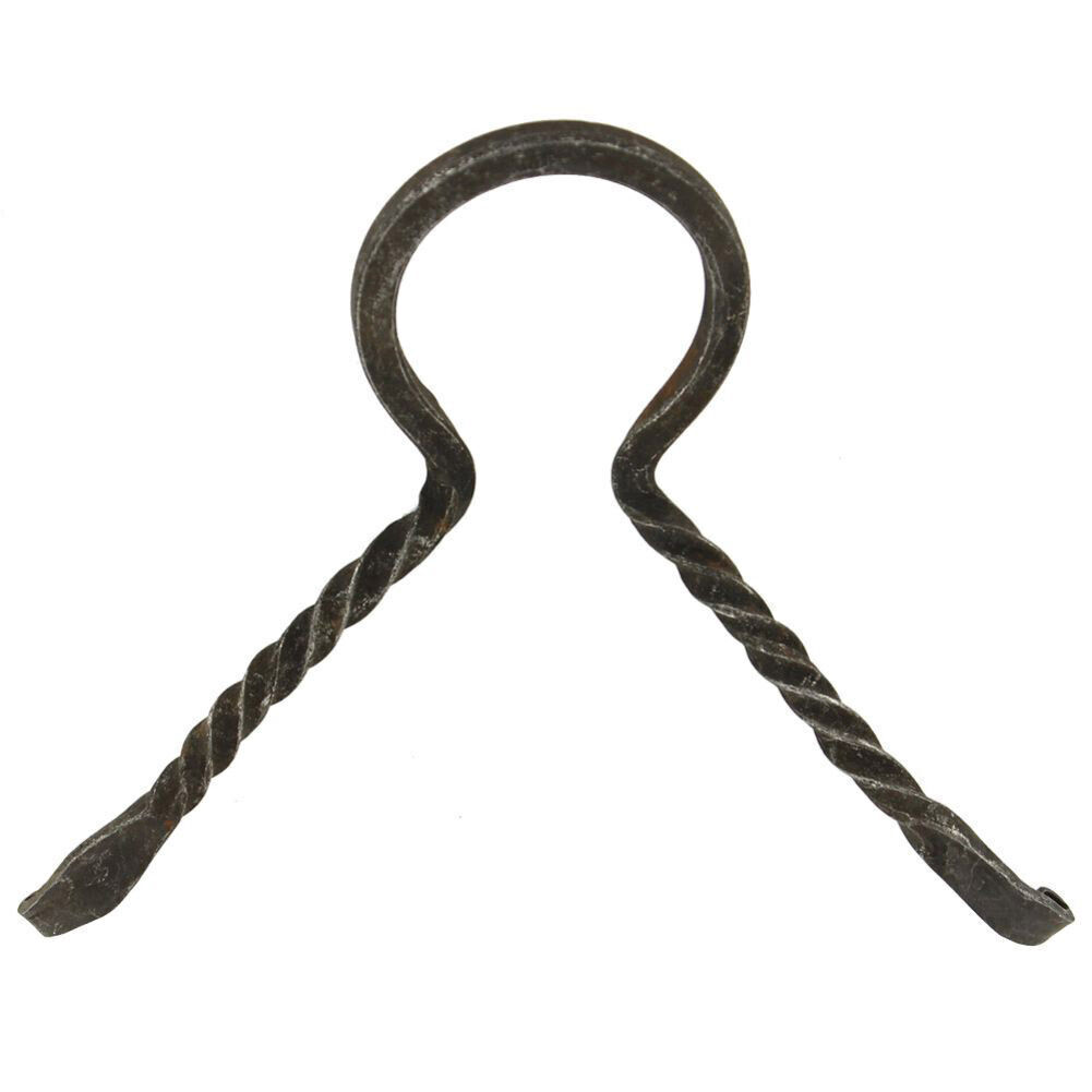 Brass-Adorned Medieval Renaissance Drinking Horn with Metal Stand 100% real Horn