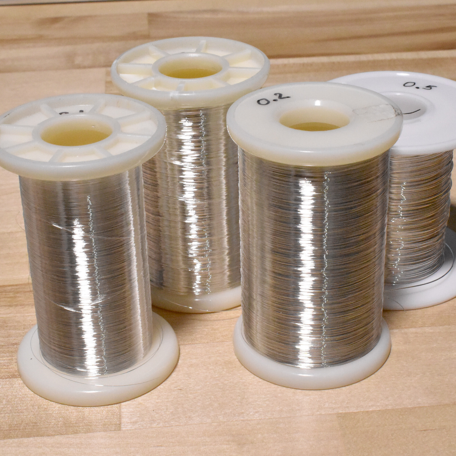 99.99% Pure Silver Wire; 12, 18, 24, 28, 32, 38 ga (0.1 0.2 0.3 0.5, 1, 2mm)