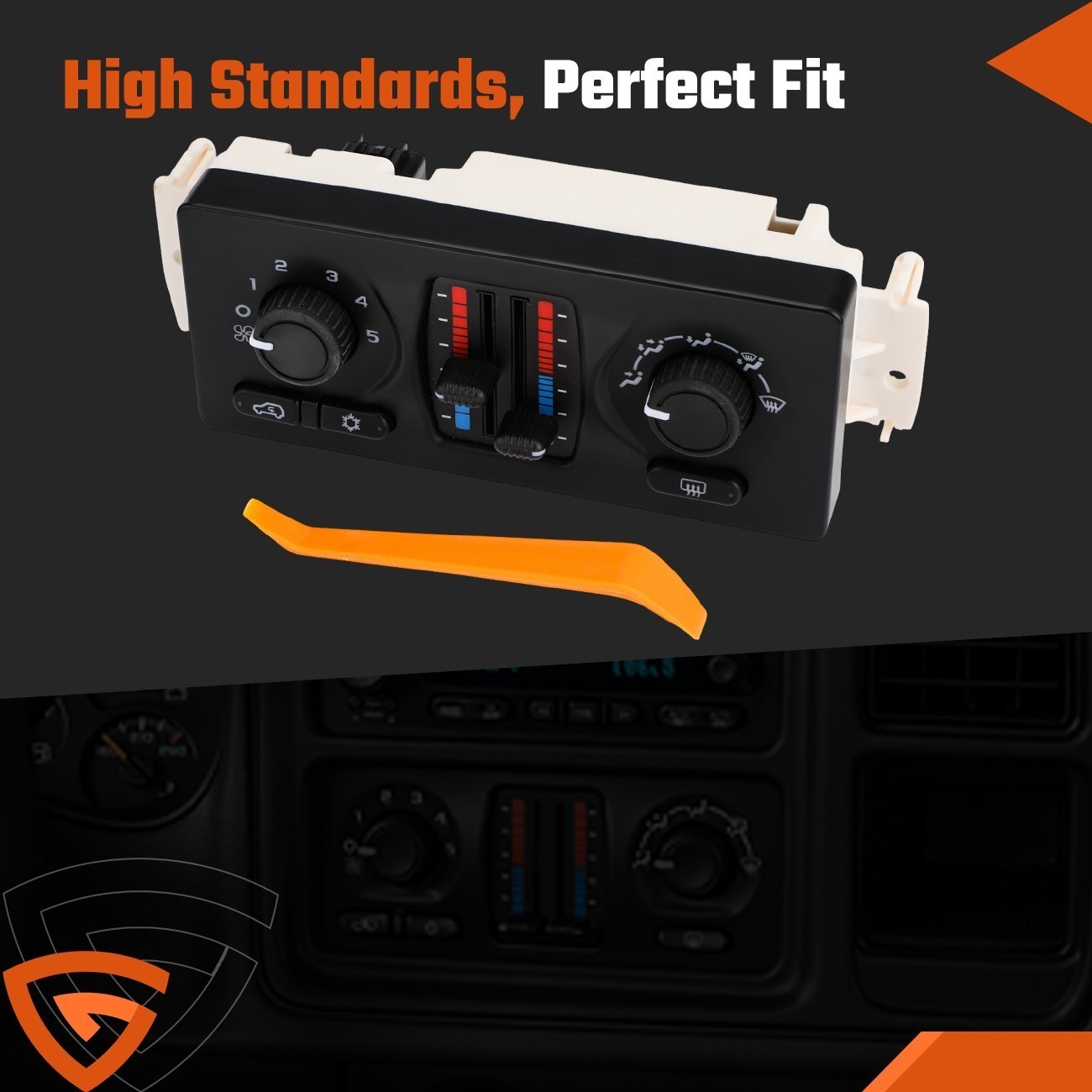 599-210XD AC Heater Climate Control Module For Chevrolet Silverado 2500 10370033