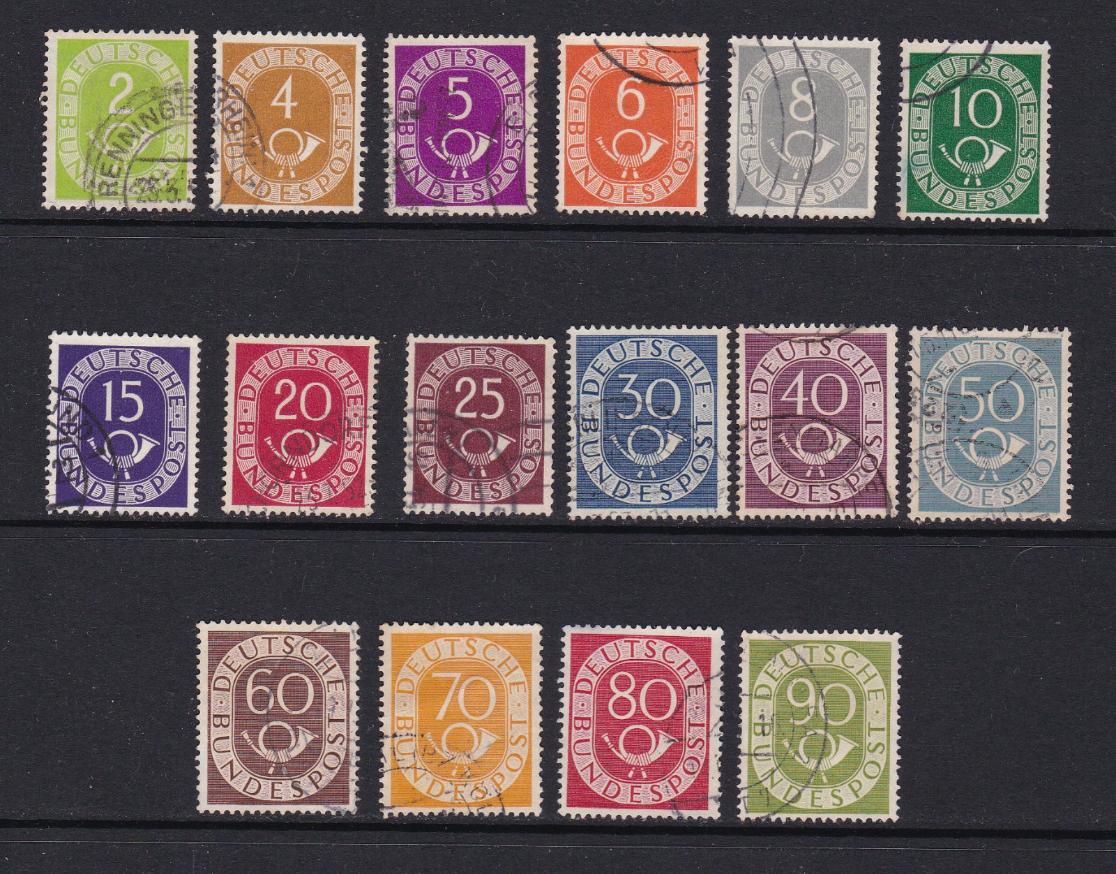 Germany Scott 670/685 - Complete Set - VF Used - No Faults