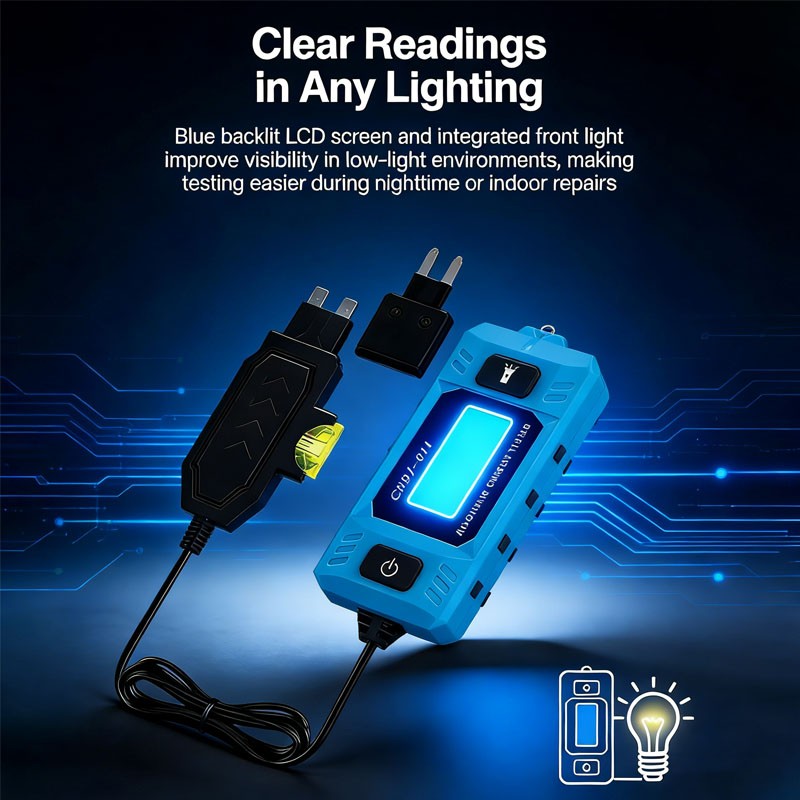 Automotive Circuit Fault Probe Tester,Portable High-Precision 20a 48v Car Tester