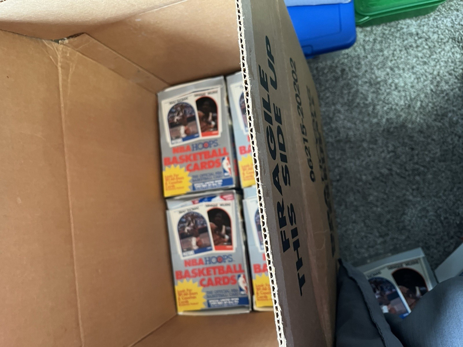 1 Box (2nd layer) FASC 1989 Series 1 NBA HOOPS 36 sealed packs (Jordan cover)