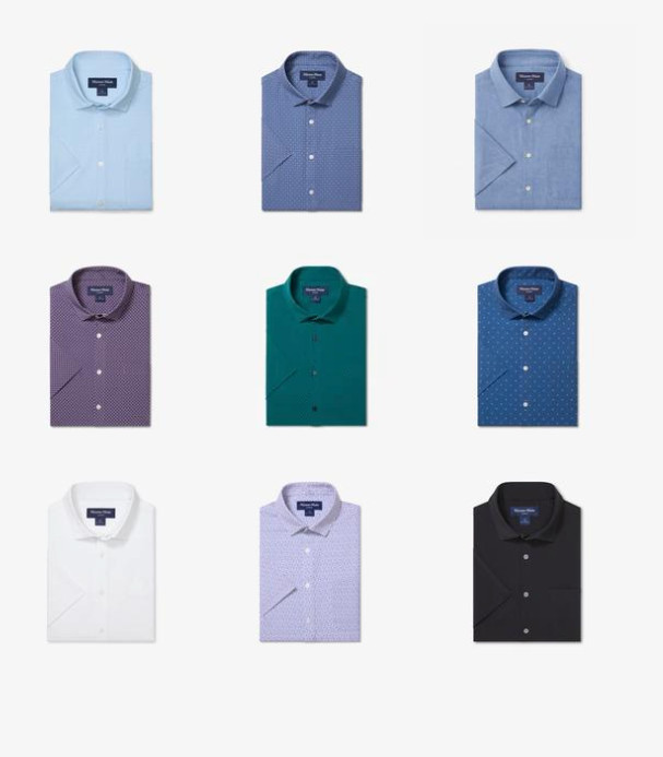New Mizzen + Main Leeward Short Sleeve Shirt Multiple Colors and Sizes In Hand
