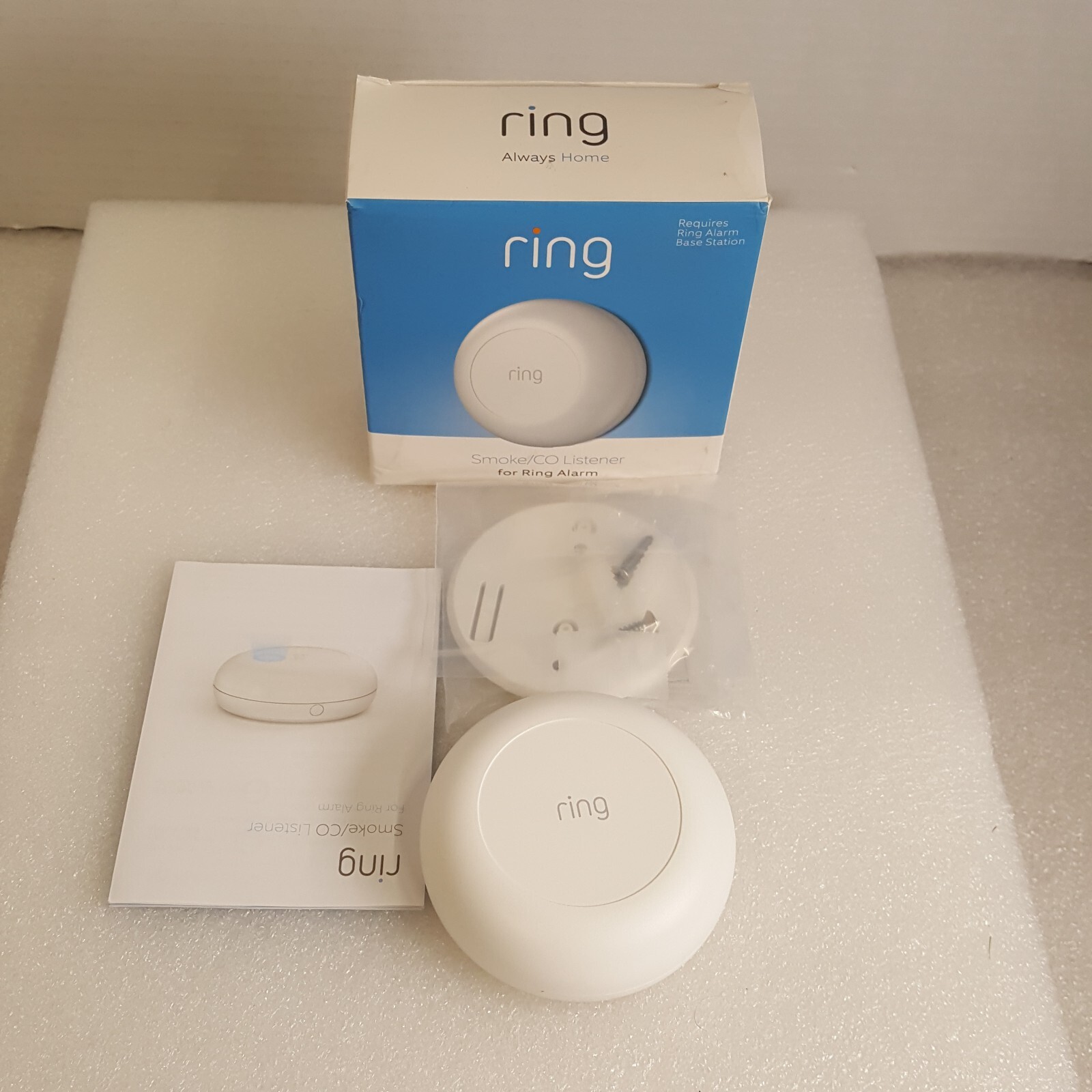 New Open BOX Ring Smoke/CO Listener for Ring Alarm