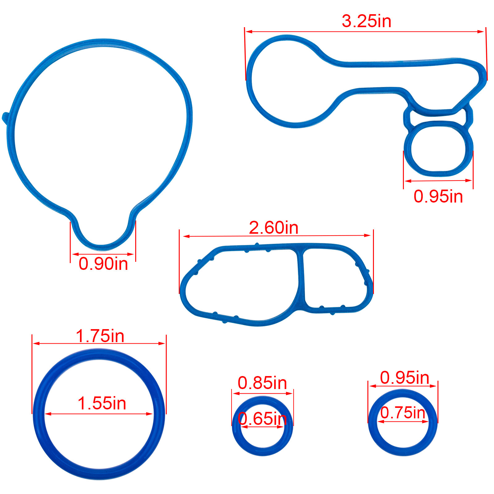 Engine Oil Cooler Filter Gasket ONLY For Chevrolet Cruze Sonic Trax 1.4L Turbo