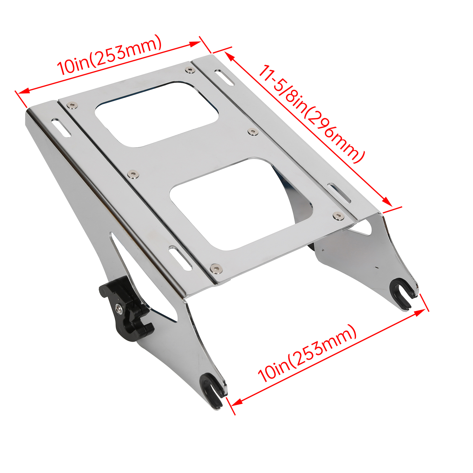 Razor Pack Trunk Pad Two-Up Rack Fit For Harley Tour Pak Street Road Glide 14-25