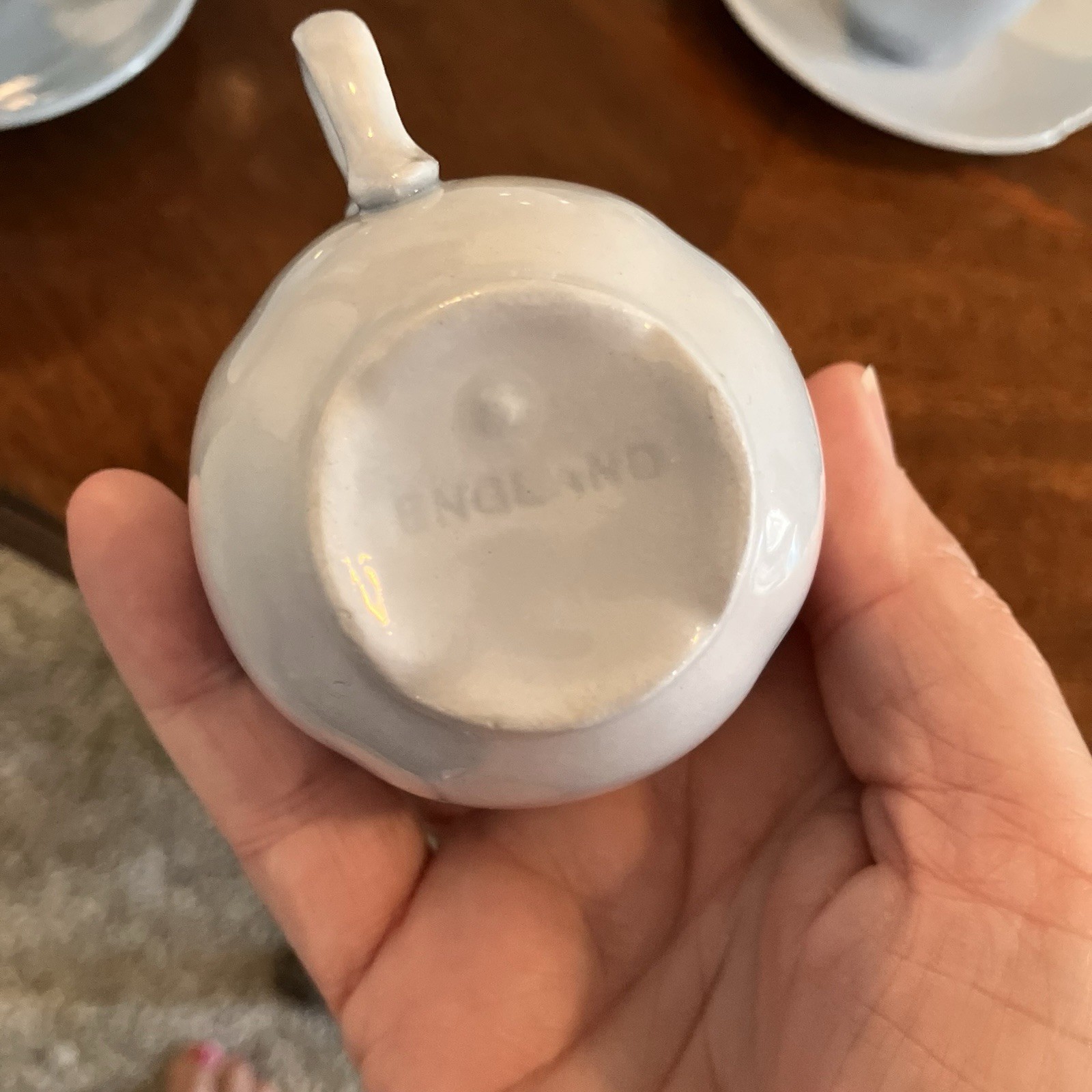 Vintage Johnson Brothers Greydawn 10 Piece Tea Set EUC