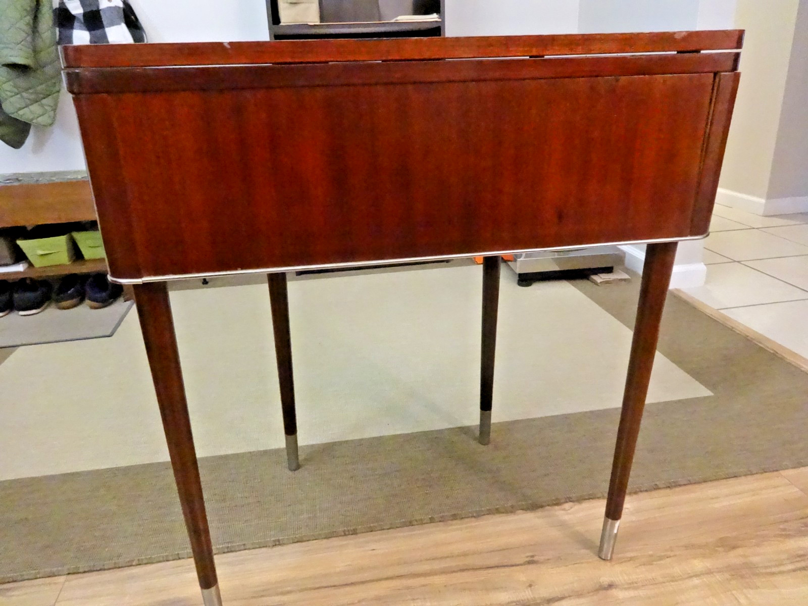 RARE Singer 74 Trapezoid Spinet Sewing Machine Cabinet - 301, 400 & 500 Series