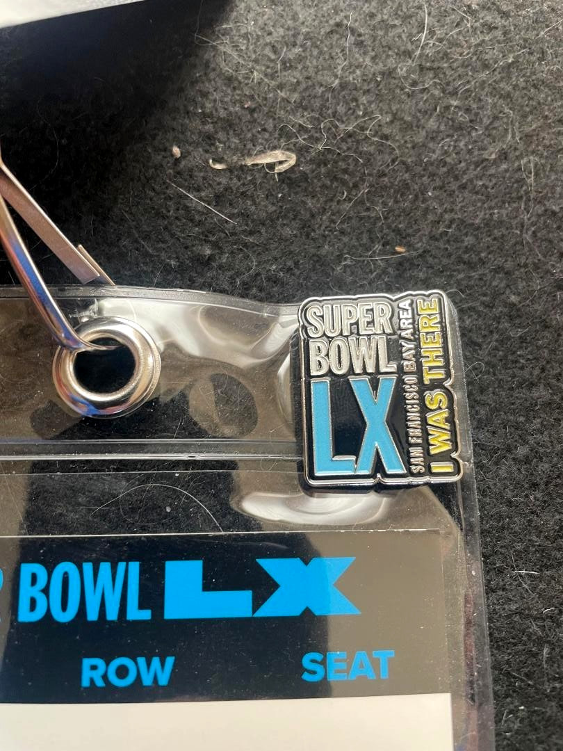 4pc NFL SB 60 LX Seattle Seahawks Lanyards Ticketholder Pin Package