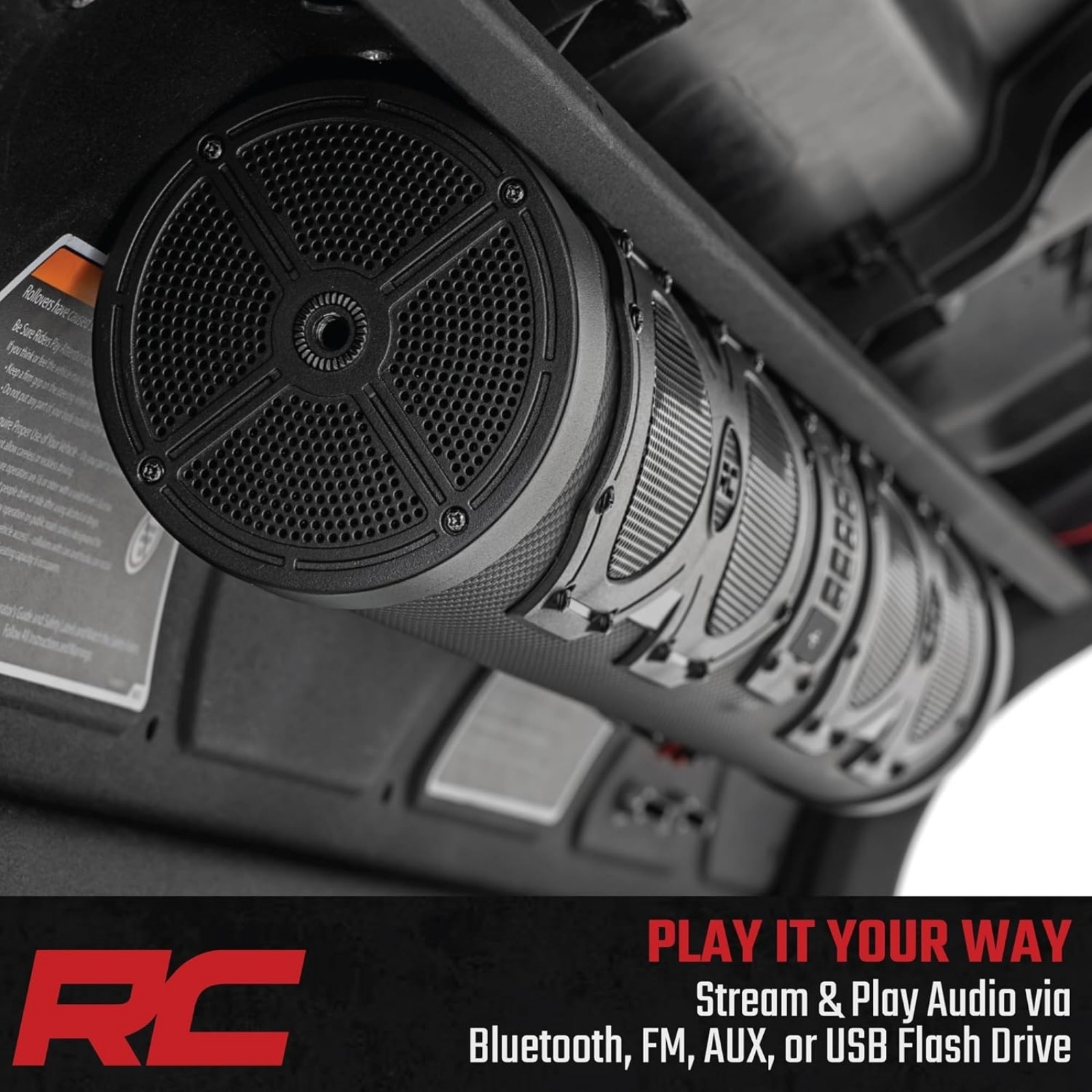 Rough Country RESON8 UTV ATV Bluetooth Multi-Color LED Soundbar Universal