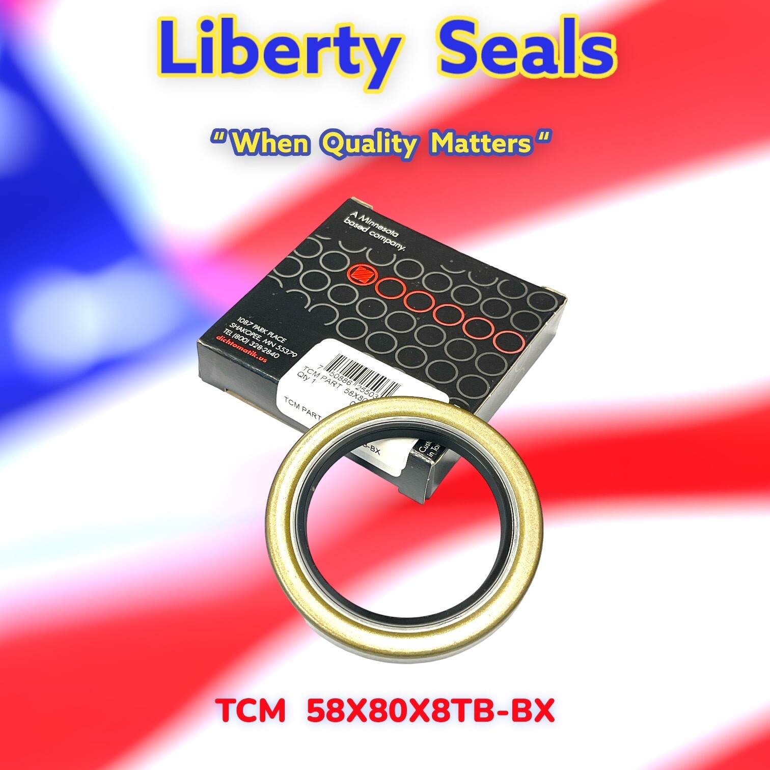 TCM 58X80X8TB-BX    75017240,   75022752,   "EVERY SEAL IN THE WORLD"