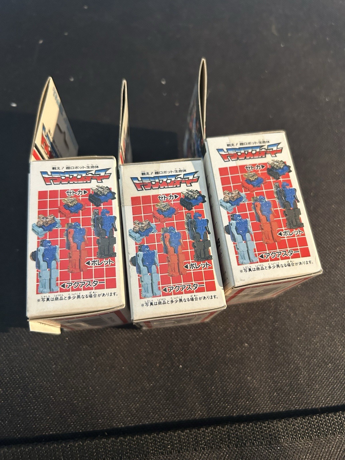 TAKARA 1988 TRANSFORMERS G1 SUPERGOD MASTERFORCE GODMASTERS BULLET JAPAN Lot o 3