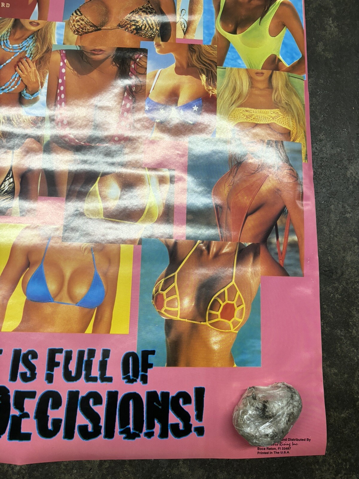 Life is full of hard decisions 1996 Sam Maxwell Poster hot girls C2463