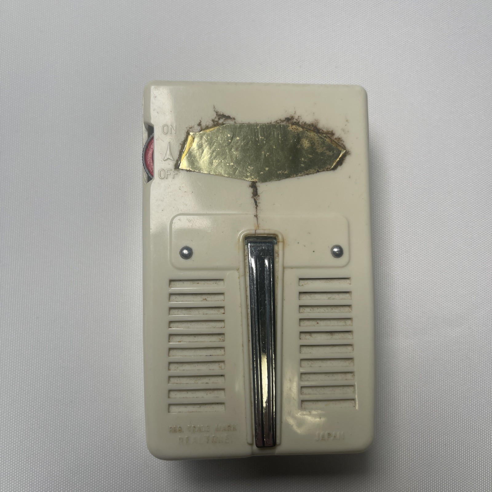 VINTAGE REALTONE ELECTRA TR-801 SIX TRANSITOR POCKET RADIO (tested Works)