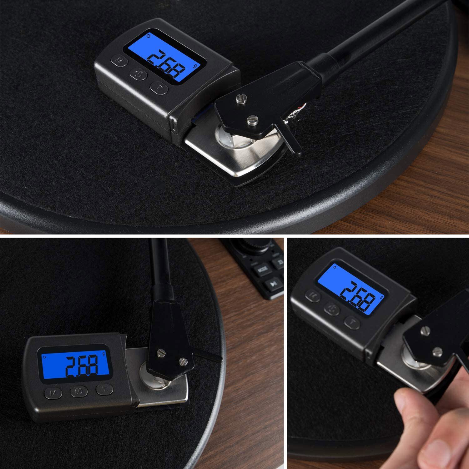 Digital LCD Cartridge Scale Gauge 0.01g/5.00g Turntable Stylus Force Scale Gauge
