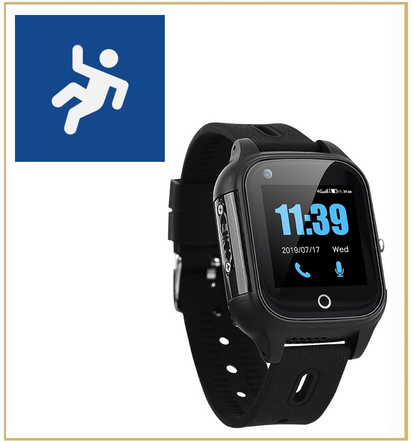 Mobile Medical Alert No Monthly Charges - Fall Detection - 911 SOS Watch