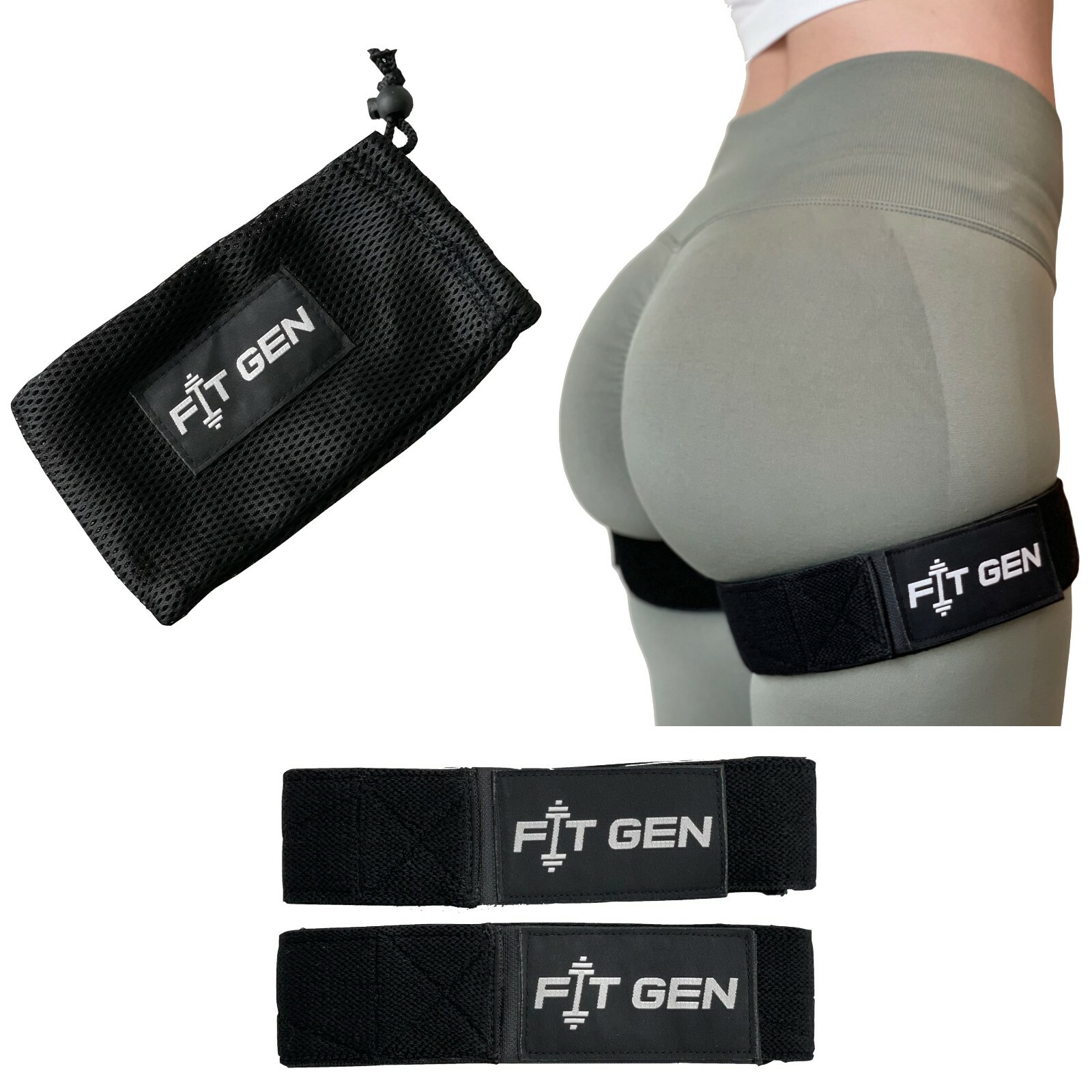 BFR Bands Blood Flow Restriction Bands for Women Glutes & Hip Building, Squat