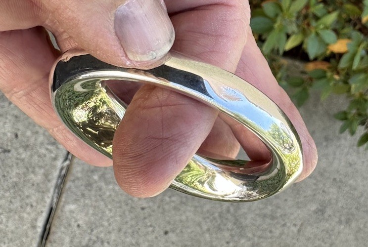 Tiffany & Co. Sterling Silver 925 Man In The Moon Celestial Baby Rattle - No Box