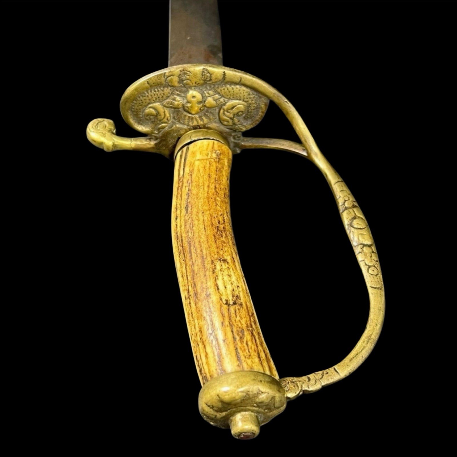 Revolutionary War Era 1700s 18th Century European Cuttoe Hunting Sword