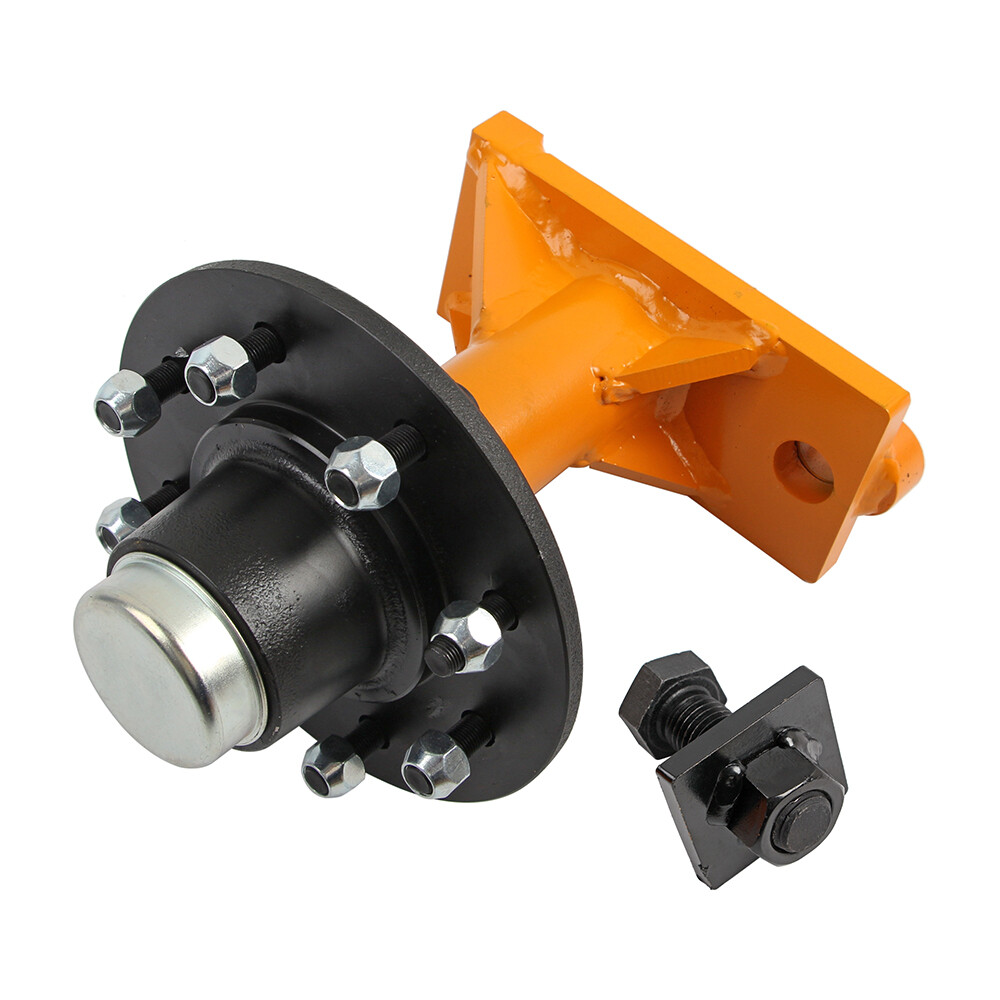 Superior Container Wheels 8 x 6.5 Lug Bolt-on SINGLE Spindle Kit International