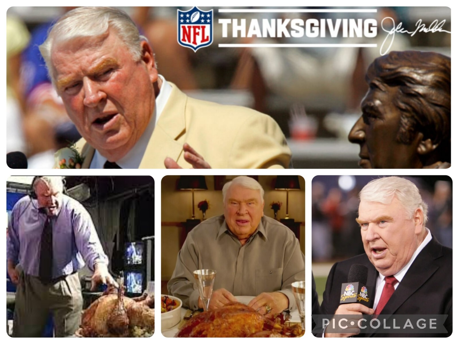 2023 John Madden Thanksgiving Memorial Jersey Patch