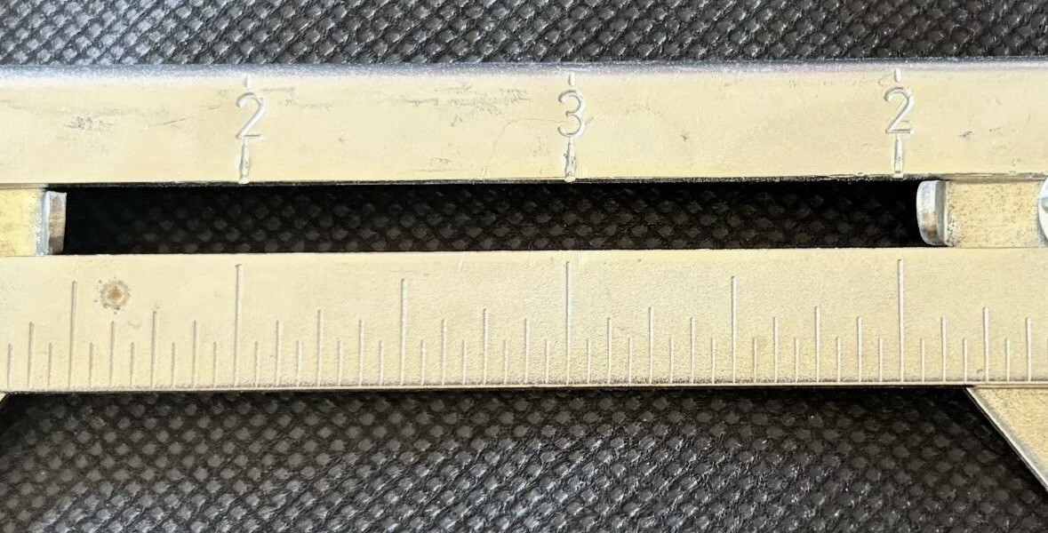 Cain Manufacturing 6" Sheet Metal Marking Ruler Scribe