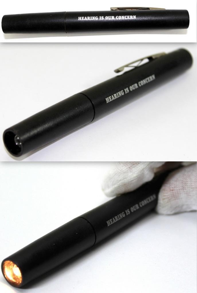 Vintage Adva Lite "HEARING IS OUR CONCERN" Exam Penlight Flashlight Made in USA