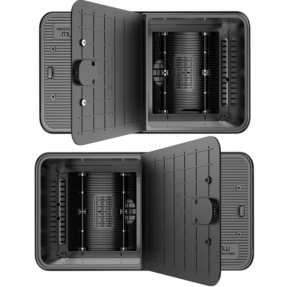 SUNLU S4 Filament Dryer Box,4 Spools Capacity,Black Weight 4.8KG,FilaDryer S4