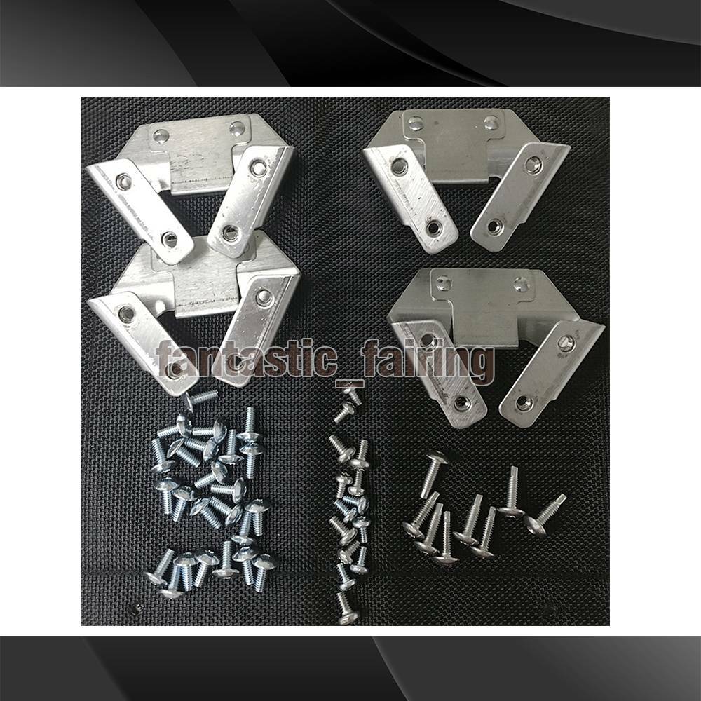 Hard Bag Saddlebag Hardware Black Latch Hinge Lock Kit For Harley Touring 93-13