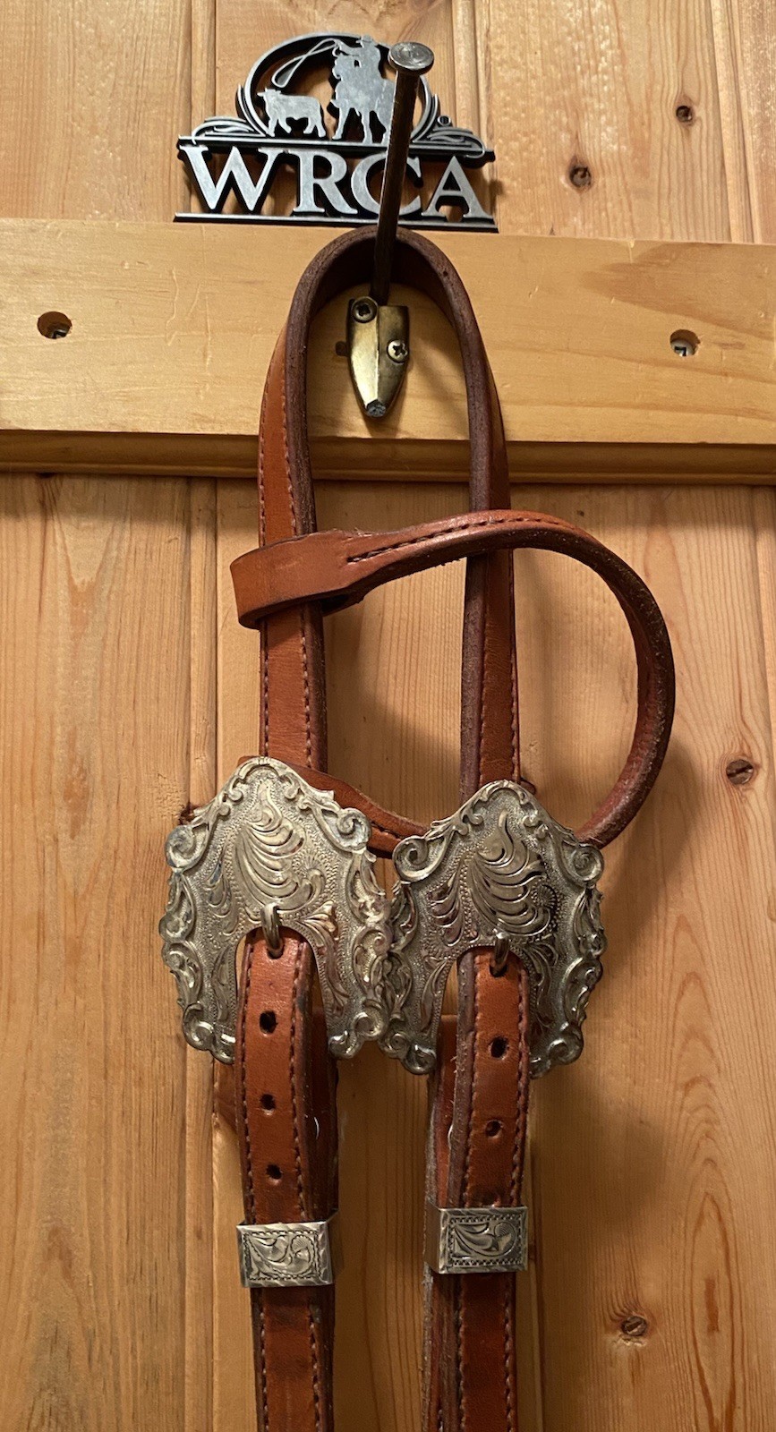 Kathy’s Custom “ Santana “ Large Silver Buckles Western Show Headstall USA