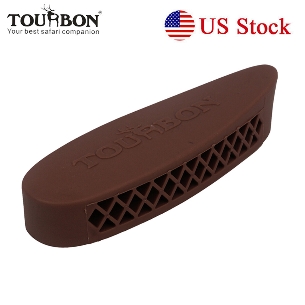 Rifle Shotgun Buttstock Plate Recoil Pad Rubber 2 Colors USA Shipping-TOURBON 🔥