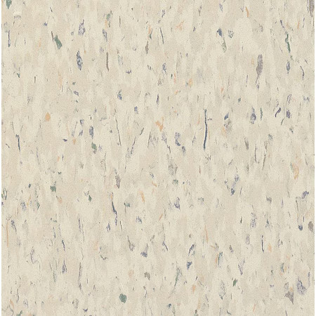 Armstrong 52520031 Vinyl Floor Tiles, 12 In W, Faire White