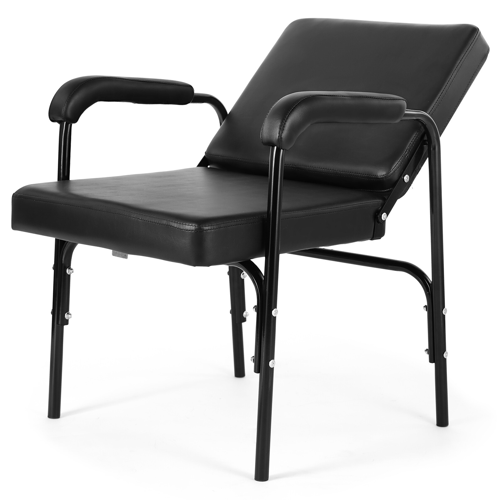 New Black Reclining Salon Barber Shampoo Chair Hair Styling Spa Beauty Equipment