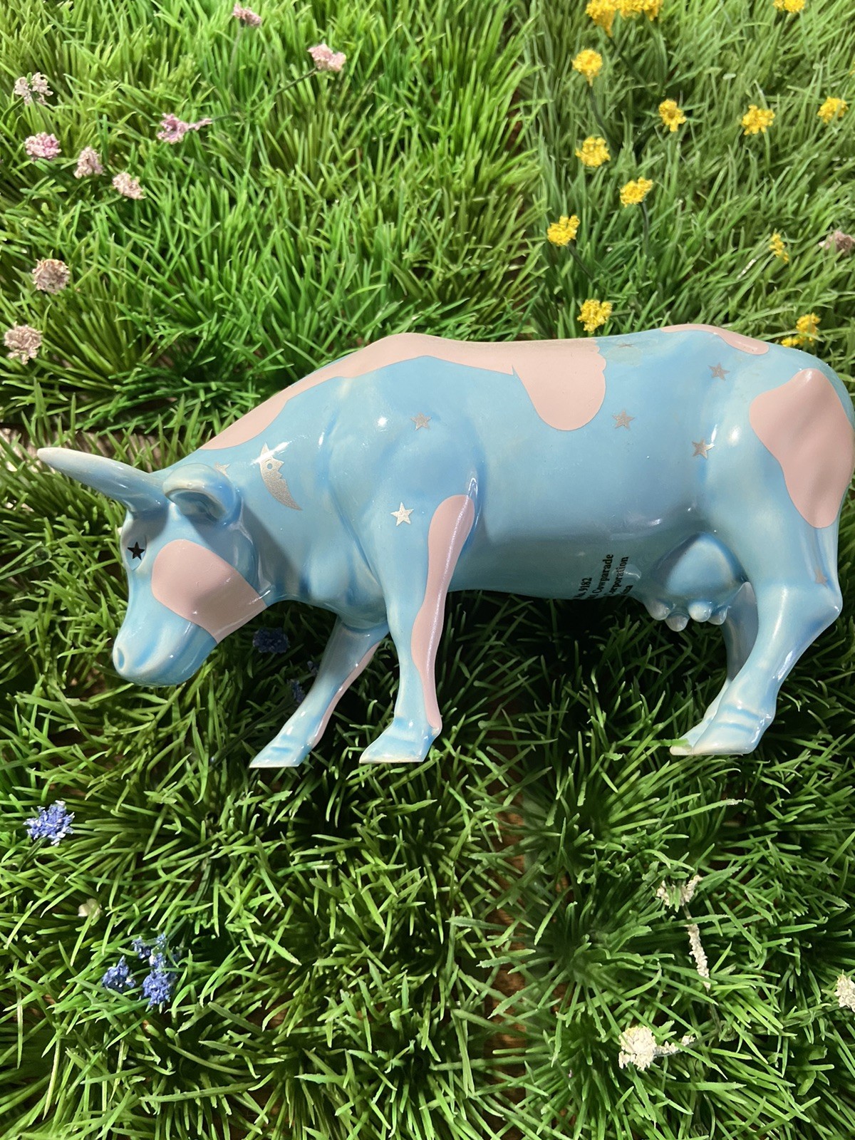 Cow Parade Lullaby Cow 2001 Complete w/ Box & Tag Item #9182