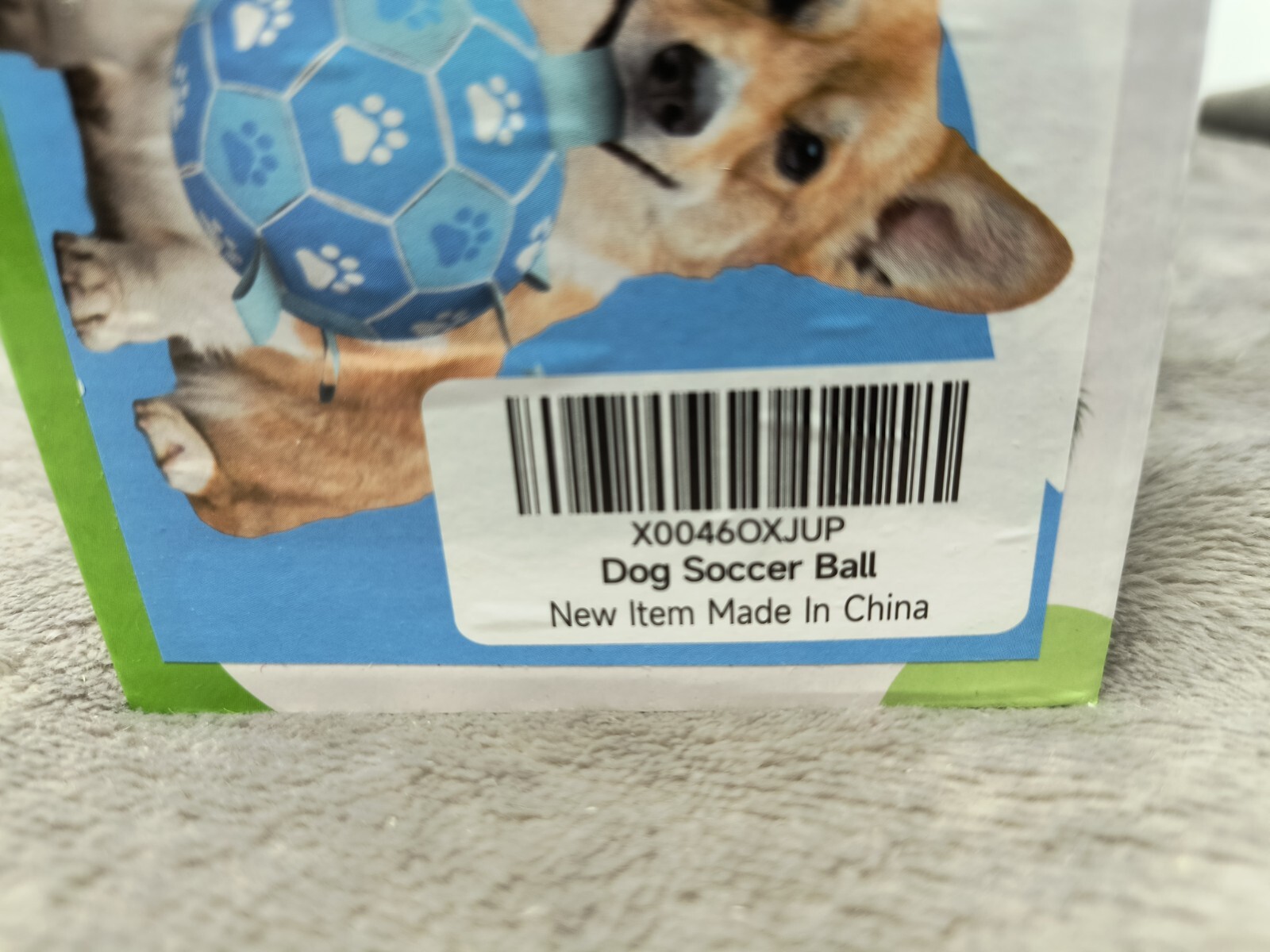 Dog Interactive Soccer Ball Toy Medium with Straps Tug of War Waterproof NEW
