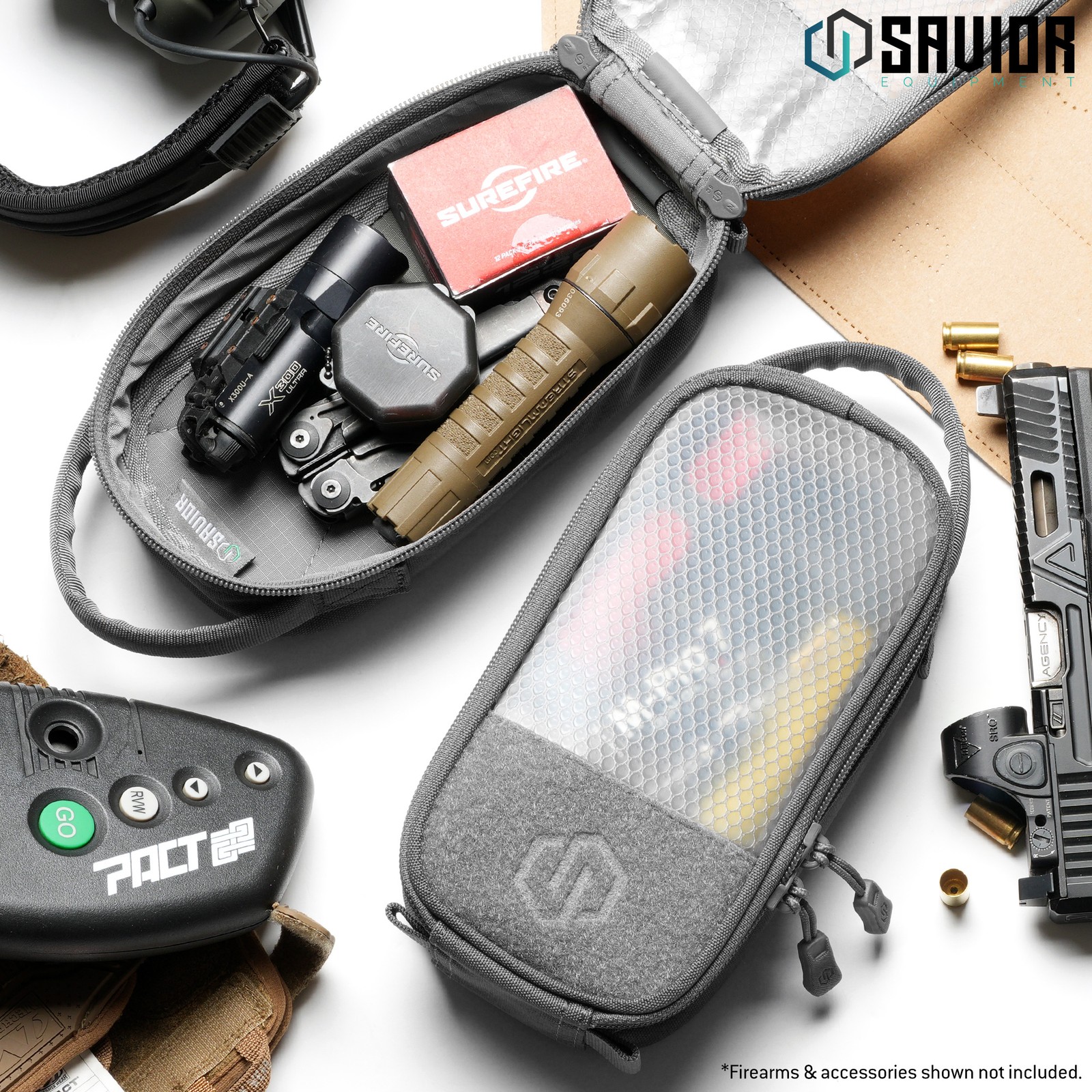 [HOOK-BACKED] 8" x 4" Tactical Mesh Pouch Range Bag Gear Storage EDC Organizer