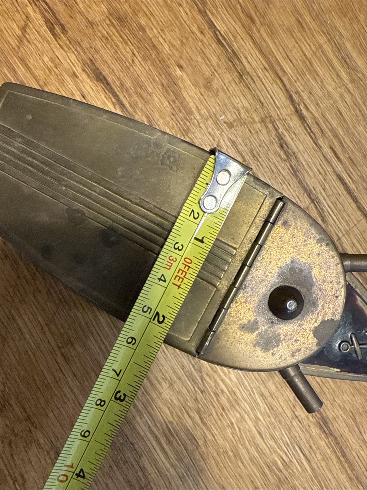 Snuff/Cigarette Box. U.S. Naval Gunboat Copper Dimpled. Rare WW1!! 1940’s