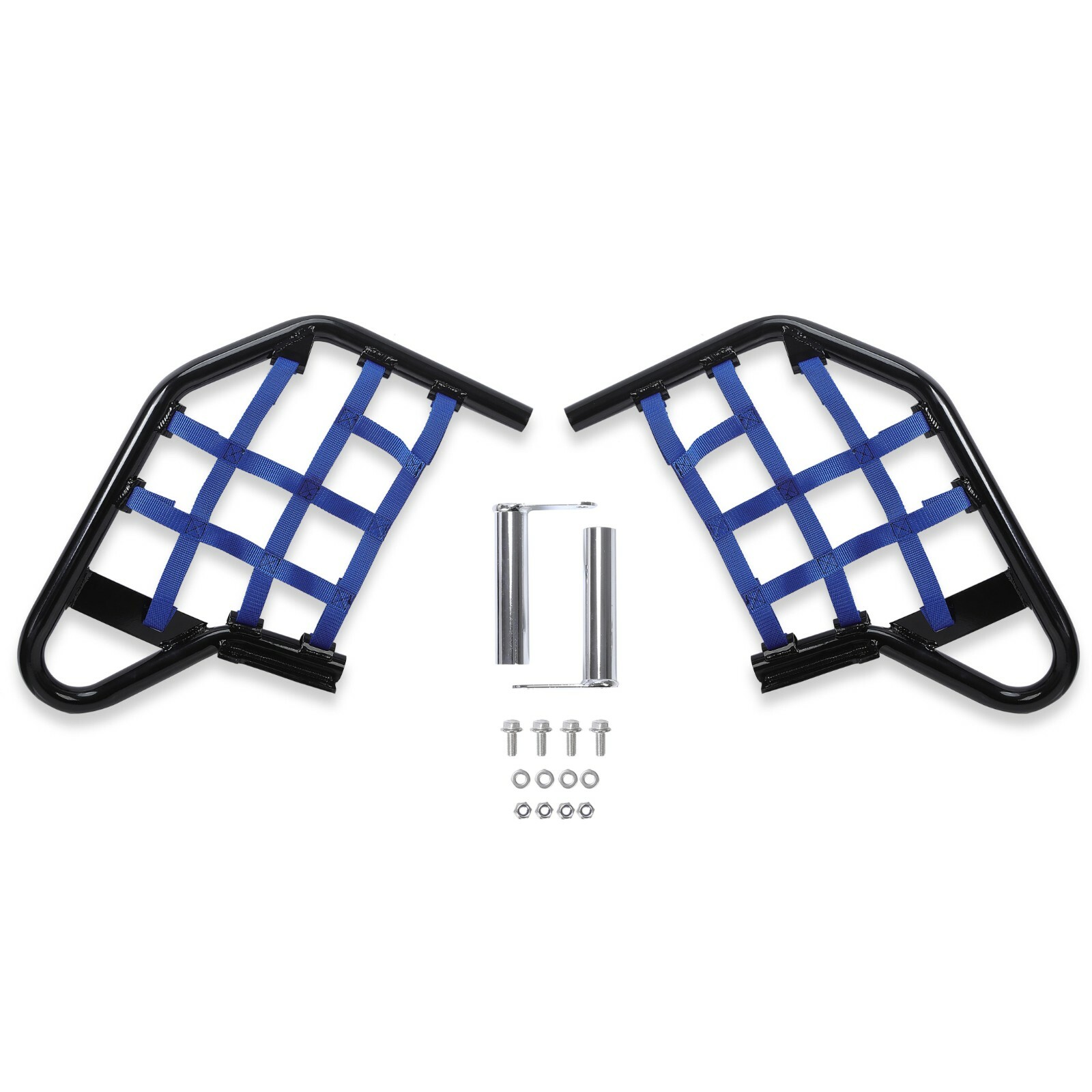 Blue Aluminium Side Step Nerf Bars Foot Peg For Yamaha Raptor 700 YFM 700 YFM700