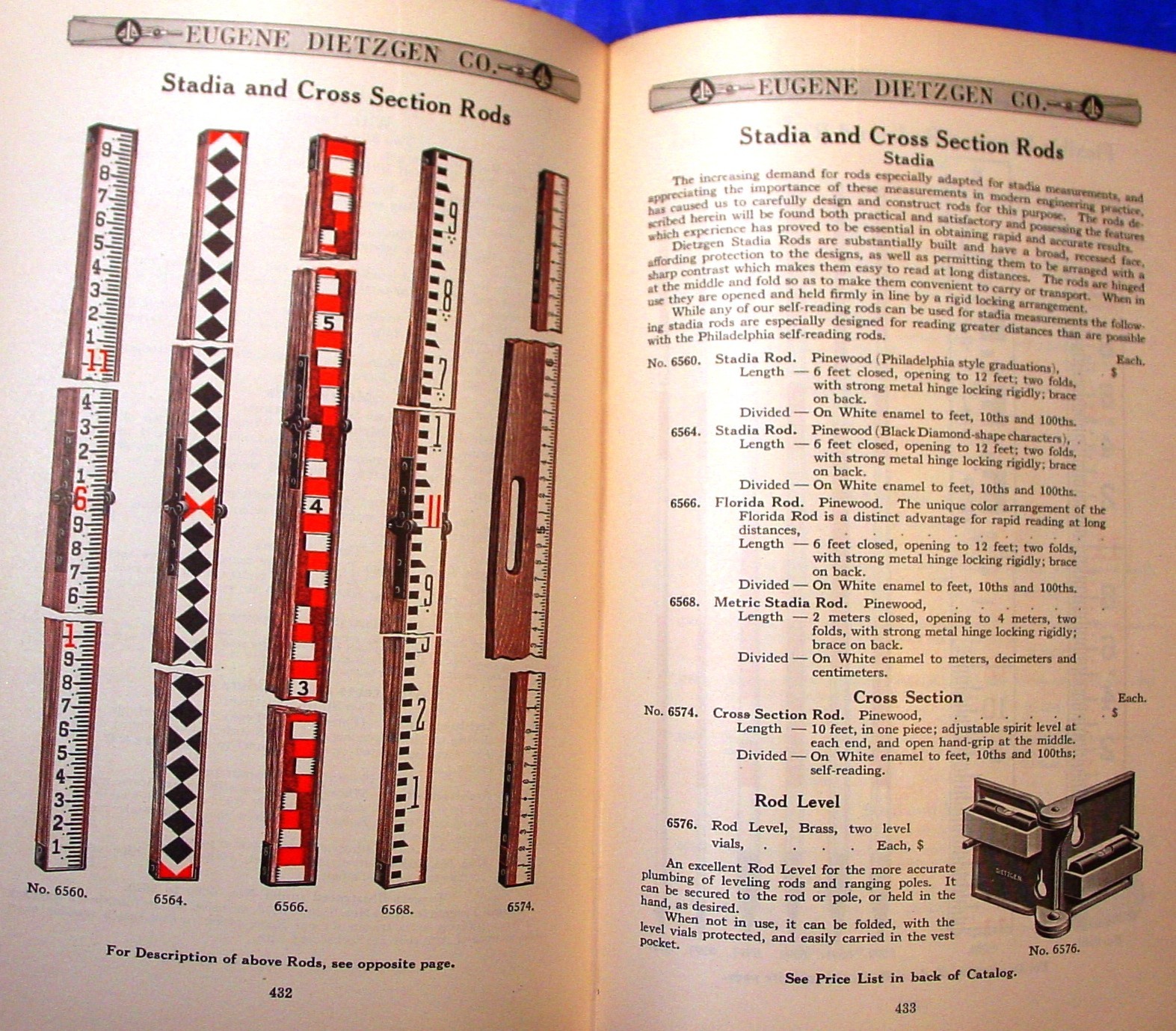 1926 Dietzgen Surveying & Drafting Insts. Catalog