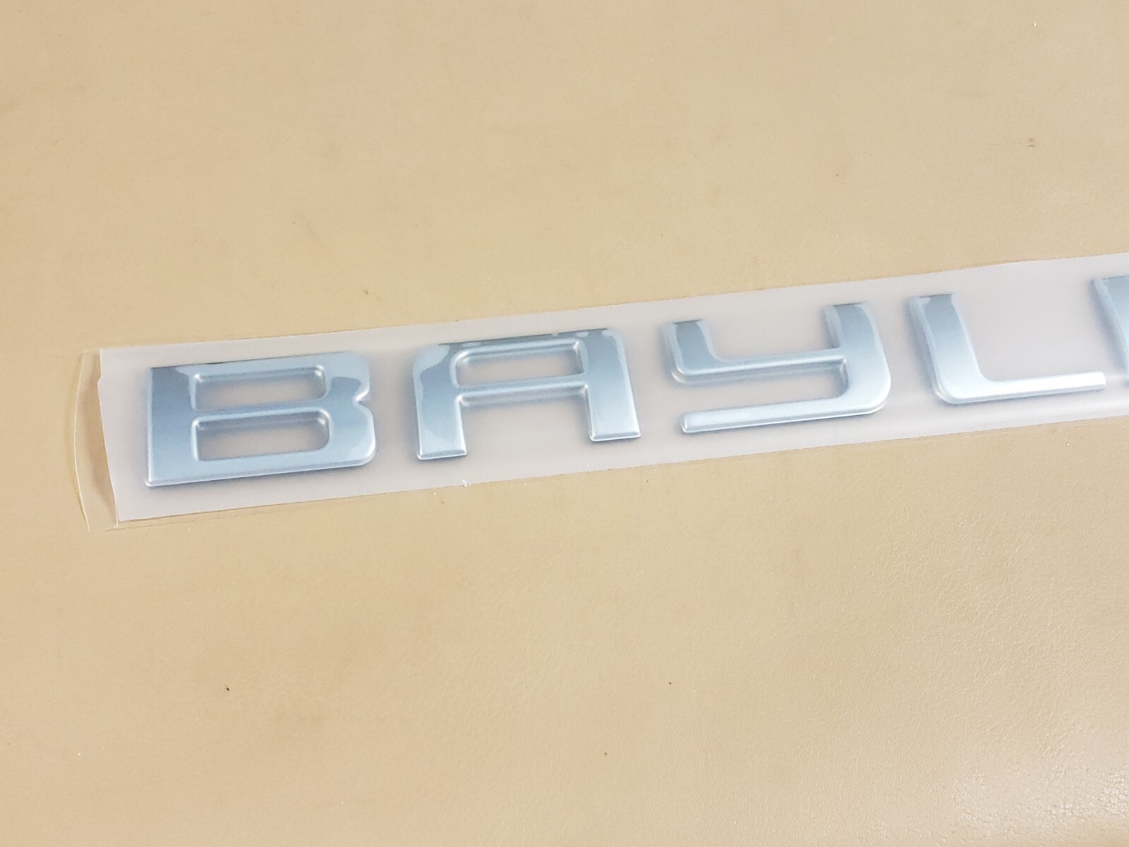 18” BAYLINER SCRIPT LOGO / RAISED CHROME LETTERS