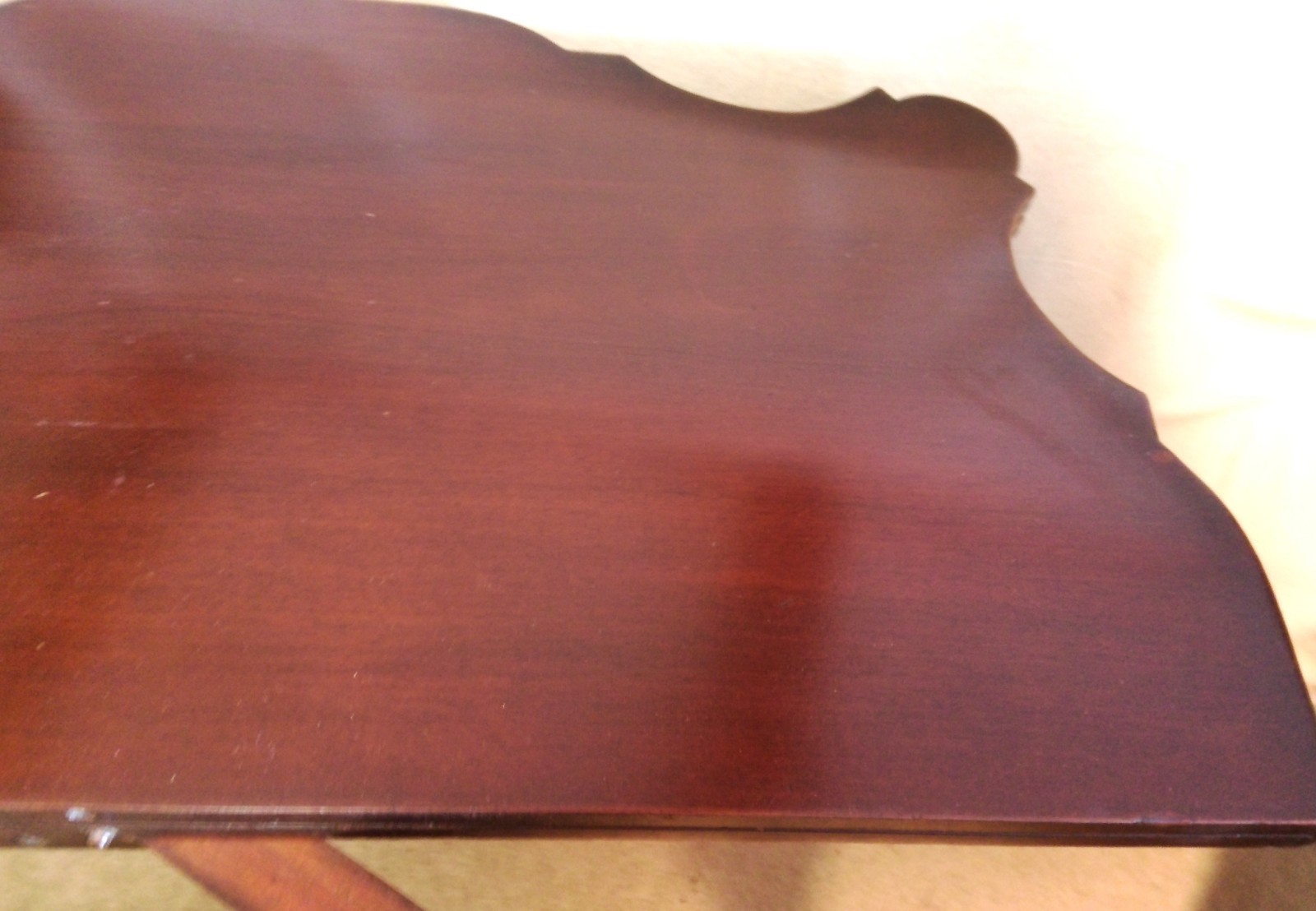 ANTIQUE 18th CENTURY MAHOGANY CARD TABLE ATTRIBUTED TO SAMUEL MCINTYRE~SALEM