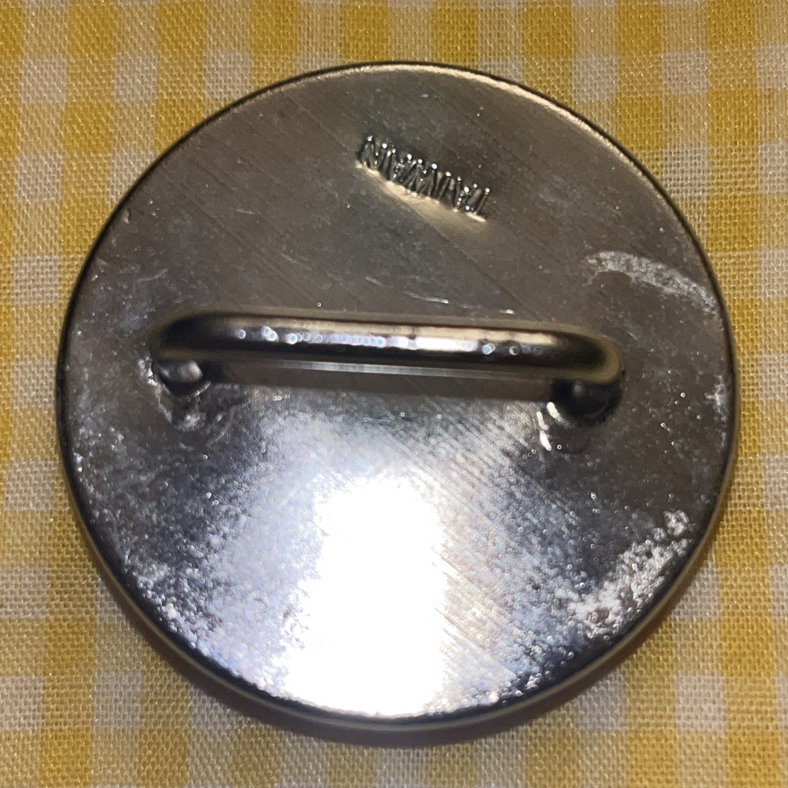 Vintage Pair Bridle Rosettes Horse Head Domed Glass