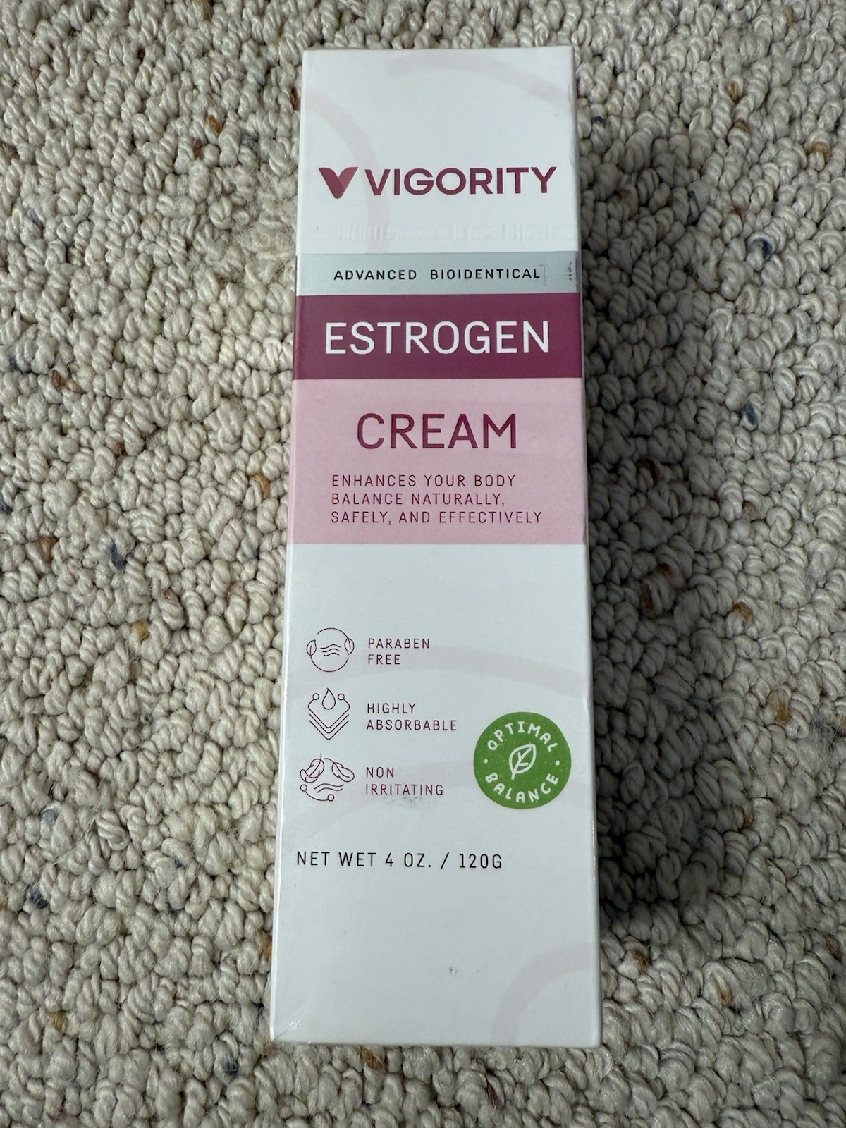 Vigority Estrogen Cream For Women - Menopause Relief - 4 fl oz - Exp 05/2028