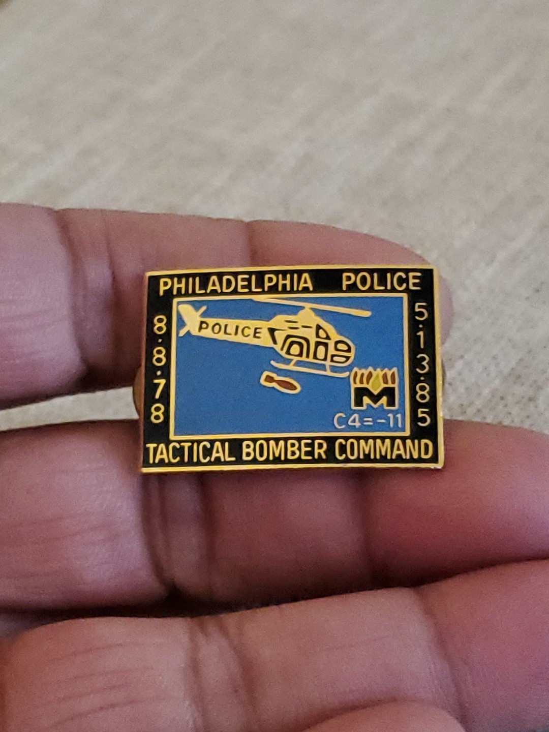 Philadelphia Police Helicopter Pin