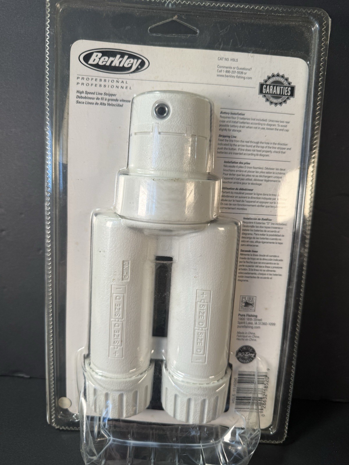 Vintage Berkley Professional High Speed Fishing Line Reel Stripper Sealed New