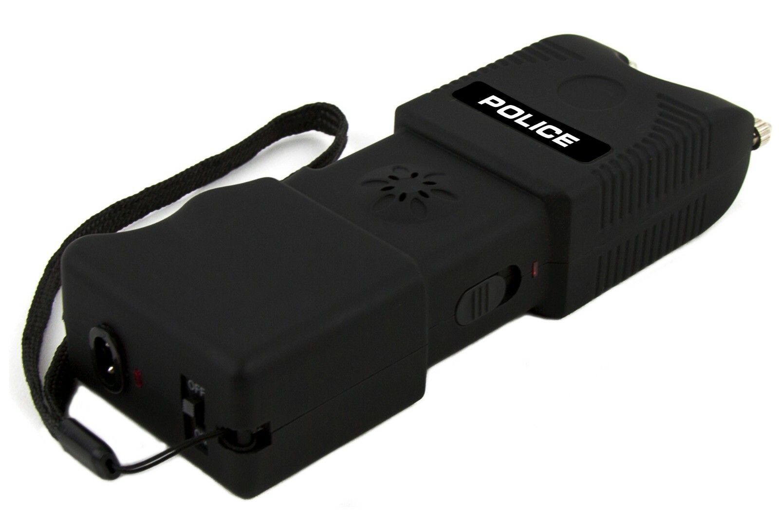 Police Stun Gun TW10 High Voltage Rechargeable LED Flashlight Siren Alarm