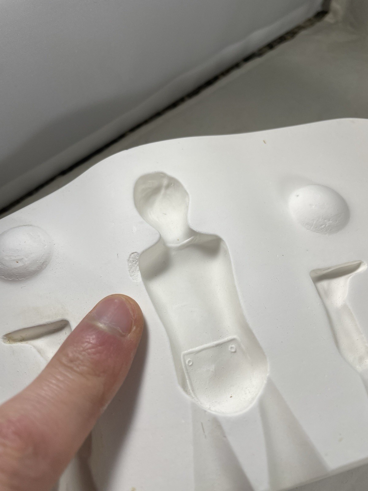 Vintage Air Capitol Miniature Small Jointed Doll A252 Dan Ceramic Casting Mold